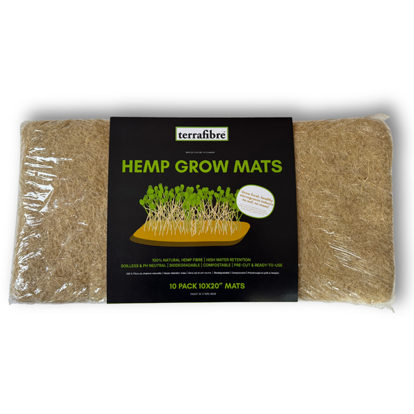 Terrafibre Hemp Grow Mats 10” x 20”